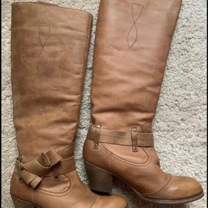 Anthropologie Spanish Leather Boots